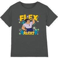 Encanto Girl's Flex Alert With Luisa T-Shirt Charcoal | Size: 12-13 Years