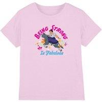 Encanto Being Strong Is Fabulous With Luisa Kids T-Shirt Pink | Size: 3-4 Years