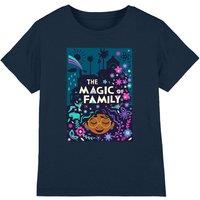 Disney Encanto The Magic Of Family kids t-shirt in Navy | Size: 3-4 Years