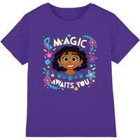 Disney Encanto Magic Awaits You Mirabel kids t-shirt in Purple | Size: 5-6 Years