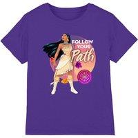 Disney Pocahontas Follow Your Path kids t-shirt in Purple | Size: 3-4 Years