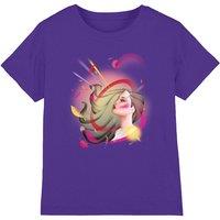 Disney Pocahontas Airbrush kids t-shirt in Purple | Size: 3-4 Years