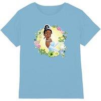 Disney The Princess & The Frog Tiana & Prince Naveen kids t-shirt in Light Blue | Size: 3-4 Years