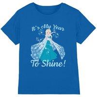 Disney Frozen New Year, My Year To Shine kids t-shirt in Royal | Size: 3-4 Years