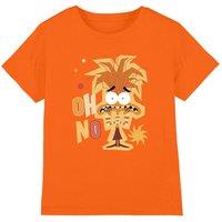 Disney INSIDE OUT 2 ANXIETY KIDS T-SHIRT in Orange | Size: 12-13 Years