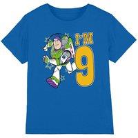 Disney Toy Story Birthday Buzz I'm 9 kids t-shirt in Royal | Size: 3-4 Years