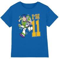 Disney Toy Story Birthday Buzz I'm 11 kids t-shirt in Royal | Size: 7-8 Years