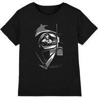 Star Wars Obiwan Kenobi Kenobi Vader Eye Kids T-Shirt Black | Size: 5-6 Years