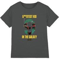 Star Wars Greatest Kid Boba Fett Kids T-Shirt Charcoal | Size: 3-4 Years