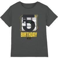 Star Wars Darth Vader 5Th Birthday Space Kids T-Shirt Charcoal | Size: 7-8 Years