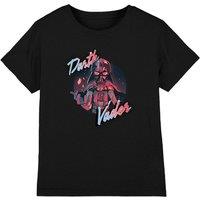 Star Wars Vader Wave Kids T-Shirt Black | Size: 7-8 Years