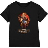 Star Wars Skeleton Group T-Shirt Black | Size: 5-6 Years
