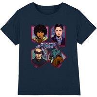 Star Wars Kids Badges T-Shirt Navy | Size: 3-4 Years