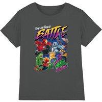 Marvel Boy's The Ultimate Battle T-Shirt, Charcoal | Size: 7-8 Years