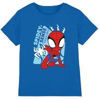Marvel Boy's Spidey & His Amazing Friends Spidey Senses T-Shirt, Royal Blue | Size: 7-8 Years