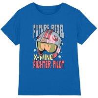 Star Wars Future Rebel X-Wing Fighter Pilot Kids T-Shirt, Royal Blue | Size: 3-4 Years