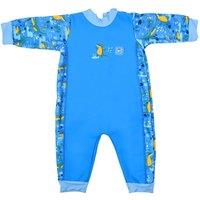Splash About Warm In One Baby Wetsuit - Croc Swamp in Aqua | Size: 12-24 m
