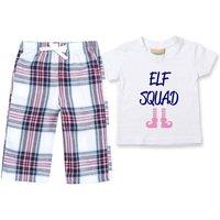60 SECOND MAKEOVER Elf Squad Christmas Pyjamas Matching | Size: 0-6 m