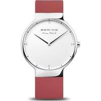 Bering Time Men's 15540-500 40mm Quartz Watch in Red