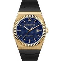 Watchpeople Men's 701195 WP1 41mm Quartz Watch in Black