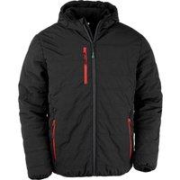 Result Men's Compass Padded Jacket in True Black | Size: Small