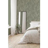 Boutique Breeze Sprig Floral Wallpaper in Light Green | Size: 10000mm x 520mm