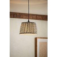 ValueLights Grange Small 25cm Floral Pleated Ceiling Pendant Lamp Shade in Mid Blue