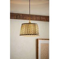 ValueLights Grange Small 25cm Floral Pleated Ceiling Pendant Lamp Shade in Pale Green
