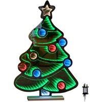 Samuel Alexander 60cm Light up Tree Infinity Decoration with Multi-Coloured LEDs