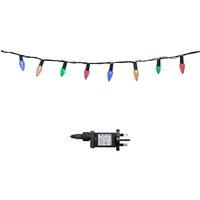 Samuel Alexander 7.5m 150 LED Multi-action Pinecone Christmas Lights in Multi-Coloured