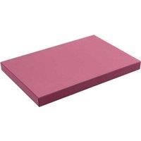 Yoga-Mad EVA Half Yoga Block in Burgundy