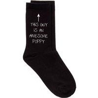 60 SECOND MAKEOVER Men's This Guy Is An Awesome Poppy Black Socks