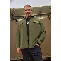 BadRhino Men's Military Ripstop Shirt in Olive | Size: 2XL