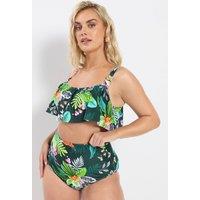 Yours Women's Tropical Tummy Control Bikini Briefs | Size: 16