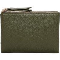 Fontanella Fashion Women's Pebbled PU Leather Wallet in Olive