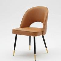 Stratus Interiors Dido Cream Velvet Dining Chair - Elegant Upholstered Dining Chair