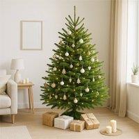Clifton Premier Norway Spruce Christmas Tree - Fresh Cut - 2.0m - 2.5m (6.5 - 8ft) in Green