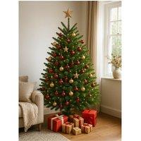 Clifton Premier Norway Spruce Christmas Tree - Fresh Cut - 2.0m - 2.5m (6.5 - 8ft) in Green