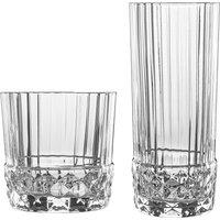 Bormioli Rocco America '20s Small Glassware 12 Piece Set in Clear