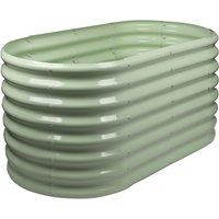 Harbour Housewares Rounded Raised Garden Bed - 120cm x 60cm x 60cm in Green | Size: 120 cm x 60 cm x 60 cm