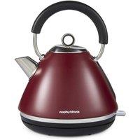 Morphy Richards Accents Pyramid Kettle Rhubarb in Burgundy | Size: Small