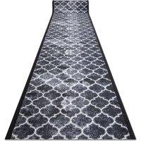 RugsX Anti-Slip Clover Runner in Grey | Size: 67 cm x 270 cm