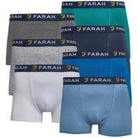 FARAH Men's 7 Pack Cotton Breathable Boxers Underwear - Chander Collection | Size: XL