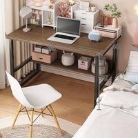 Havendro Home Office Study Desk Computer Desk Writing Desk Table in Dark Brown