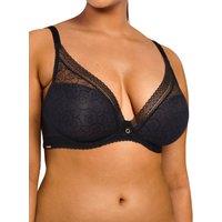 Chantelle Women's Festivit Plunge T-Shirt Bra in Black | Size: 36DD