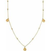 Clogau Women's Insignia 9ct Solid Gold Drop Necklace in Metallics