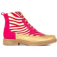 Embassy London Women's Hatter - Pink & Gold Stripes | Size: 5