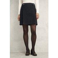 Hobbs London Women's Seraphina Skirt in True Black | Size: 14