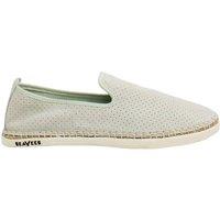 Seavees Women's Ocean Park Slip-On Green Suede Leather Espadrilles | Size: 6