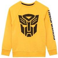 Transformers Boy's Bumblebee Sweatshirt in Yellow | Size: 6-7 Years